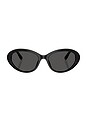 view 1 of 4 Round Sunglasses in Black