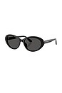 view 2 of 4 Round Sunglasses in Black