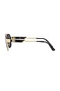view 3 of 3 СОЛНЦЕЗАЩИТНЫЕ ОЧКИ in Gold