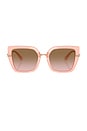 view 1 of 3 Cat Eye Sunglasses in Milky Pink