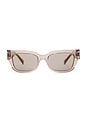 view 1 of 3 Square Sunglasses in Taupe