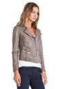 view 3 of 7 Moto Jacket in Charcoal Grey
