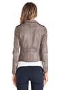 view 4 of 7 Moto Jacket in Charcoal Grey