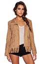 view 1 of 4 Fringe Jacket in Beige