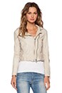 view 2 of 6 Fitted Moto Jacket in Acru