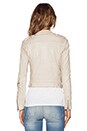 view 4 of 6 Fitted Moto Jacket in Acru