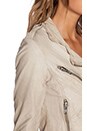 view 5 of 6 Fitted Moto Jacket in Acru
