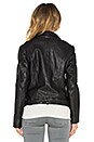 view 4 of 4 CHAQUETA LEATHER BOYFRIEND in Black