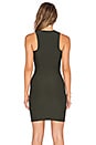 view 3 of 4 Front Panel Mini Dress in Olive