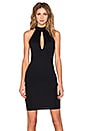 view 1 of 4 МИНИ ПЛАТЬЕ С ВЫРЕЗОМ-КАПЛЯ in Black