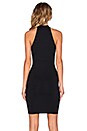 view 3 of 4 МИНИ ПЛАТЬЕ С ВЫРЕЗОМ-КАПЛЯ in Black