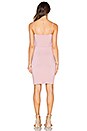 view 3 of 3 Straight Neck Mini Dress in Rose Quartz