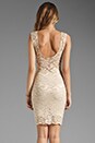 view 4 of 6 Boatneck Dress in Nude/Nude in Nude & Nude