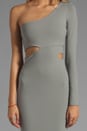 view 5 of 5 Ultra Soft Classic Cut Out Dress in Silver
