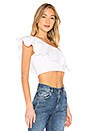 view 2 of 4 Logan Crop Top in White