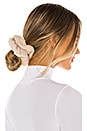 view 1 of 2 Mini Sherpa Chiquita Scrunchie in Creme