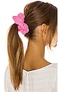 view 2 of 2 Terry Chiquita Scrunchie in Flamingo