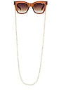 view 1 of 3 Pearl Sunglasses Chain in White Pearl