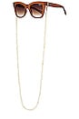 view 2 of 3 Pearl Sunglasses Chain in White Pearl