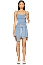 view 5 of 6 The Stripe Eco-terry Short in Cornflower