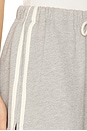 view 6 of 6 The Stripe Eco-terry Short in Heather Grey