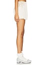 view 3 of 6 SHORT DE RENDA DE SEDA in Creme