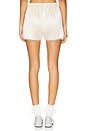 view 4 of 6 SHORT DE RENDA DE SEDA in Creme
