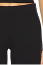 view 6 of 6 Rib Satin Racer Short in Jet