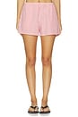 view 1 of 6 x REVOLVE The Cotton Gingham Tap Short in Rhubarb