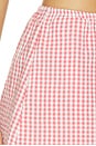 view 6 of 6 x REVOLVE The Cotton Gingham Tap Short in Rhubarb