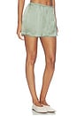 view 4 of 7 CAMISETA CORTA THE SILK LACE TAP SHORT in Dill