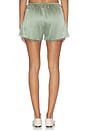 view 6 of 7 CAMISETA CORTA THE SILK LACE TAP SHORT in Dill