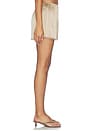 view 4 of 6 CAMISETA CORTA THE SILK LACE TAP SHORT in Shitake