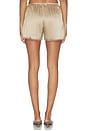 view 5 of 6 CAMISETA CORTA THE SILK LACE TAP SHORT in Shitake