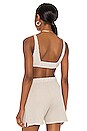 view 3 of 5 Waffle Bralette in Stone