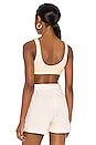 view 3 of 4 Terry Bralette in Creme