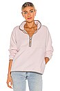 view 1 of 4 Polar Half Zip Pullover in Rose & Heather