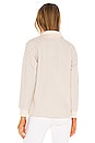 view 3 of 4 Curly Half Zip Pullover in Creme