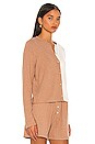 view 2 of 4 Duo Sweater Cardigan in Creme & Camel