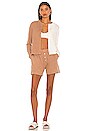 view 4 of 4 Duo Sweater Cardigan in Creme & Camel