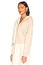 view 3 of 5 Eco Fleece Duo Zip Up in Creme & Stone