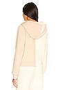 view 4 of 5 Eco Fleece Duo Zip Up in Creme & Stone