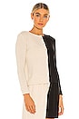 view 3 of 6 Duo Sweater Cardi in Creme & Black