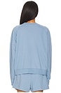 view 3 of 4 The Eco-terry Crewneck in Cornflower