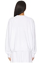 view 3 of 4 The Eco-terry Crewneck in Powder
