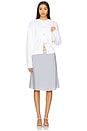 view 4 of 4 The Cotton Knit Cardigan in Powder