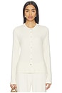 view 1 of 4 The Sweater Rib Cardi in Creme