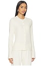 view 2 of 4 The Sweater Rib Cardi in Creme