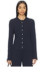 view 1 of 4 The Sweater Rib Cardi in Navy