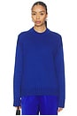 view 1 of 4 The Cotton Cashmere Crewneck in Azure